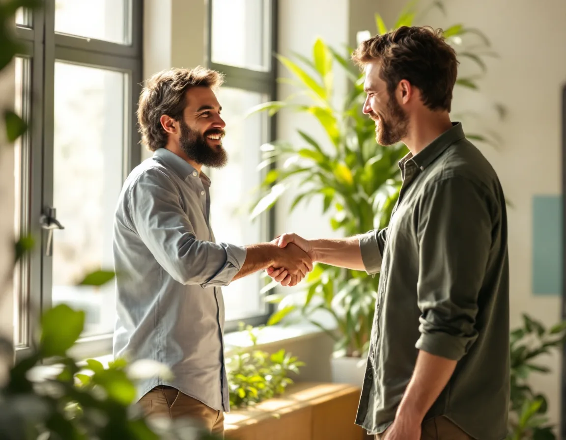 A founder welcoming a new senior engineering hire